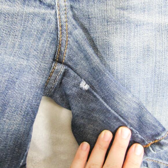 Joe’s Jeans Jean Shorts Edlyn Size 28 Medium Wash Denim Blue Short - Picture 6 of 12